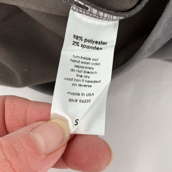 Susana Monaco slim pencil midi faux suede skirt silver gray straight new Small - Picture 4 of 4